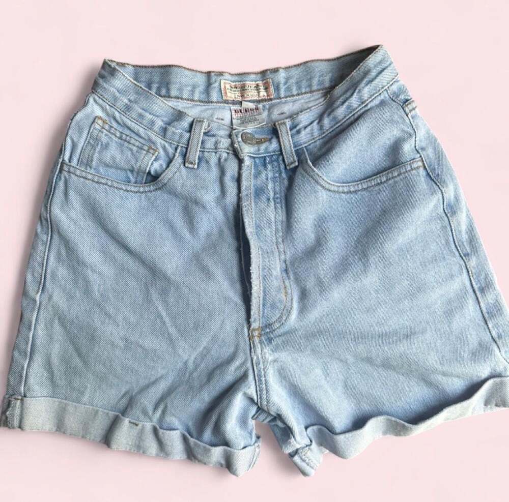 Vintage 90s Guess by Georges Marciano High-Waisted Denim Shorts, Size 29